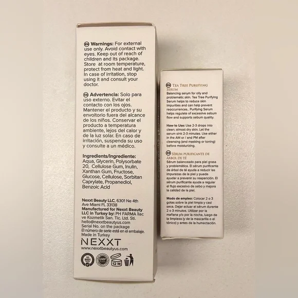 Nexxt Vitamin C Serum and Purifying Tea Tree Serum Set - Picture 2 of 3
